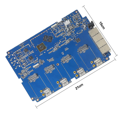 X5 बॉन्डिंग राउटर वेंडिंग मशीन कंट्रोलर बोर्ड PCBA 4 सिम कार्ड