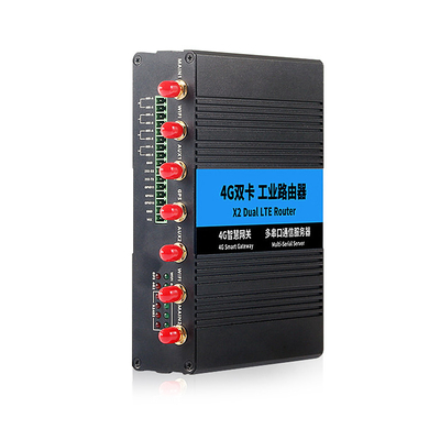 डुअल सिम कार्ड 4G गेटवे राउटर RS232 RS485 औद्योगिक नेटवर्क राउटर