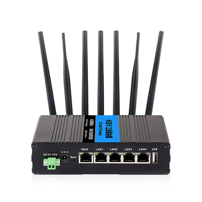 नेटवर्क पोर्ट के साथ X2 डुअल सिम 4G गेटवे राउटर AES TKIP एन्क्रिप्शन
